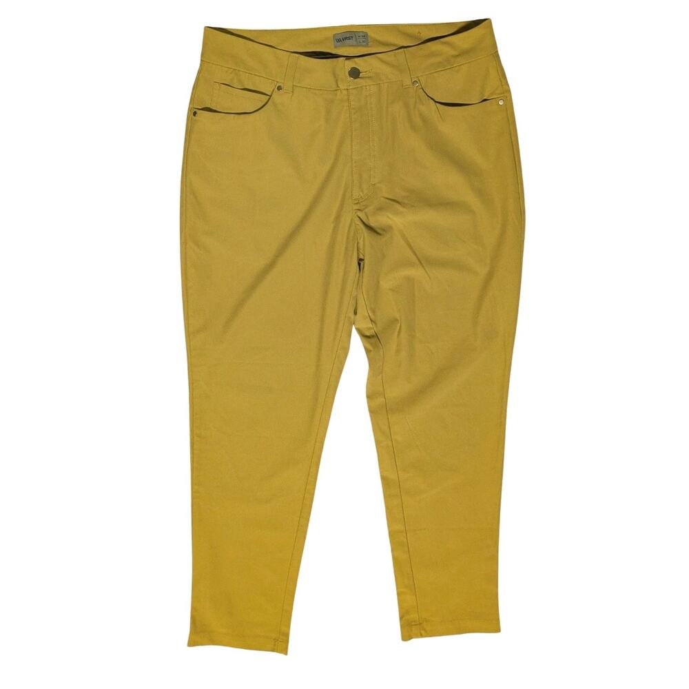 VRST Pants Mens Brown 34x32 Slim Straight Communter 5 Pocket Golf Chino